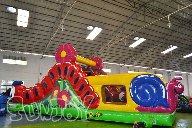 caterpillar inflatable slide for sale