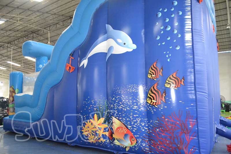 under sea world printing on the wall