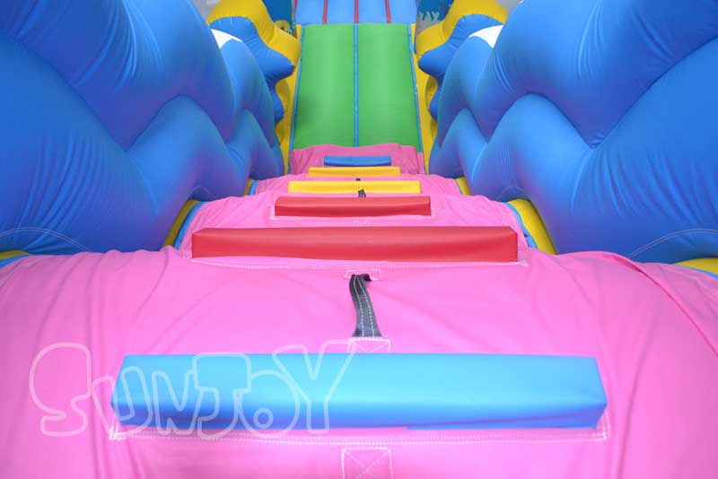 colorful climbing stair