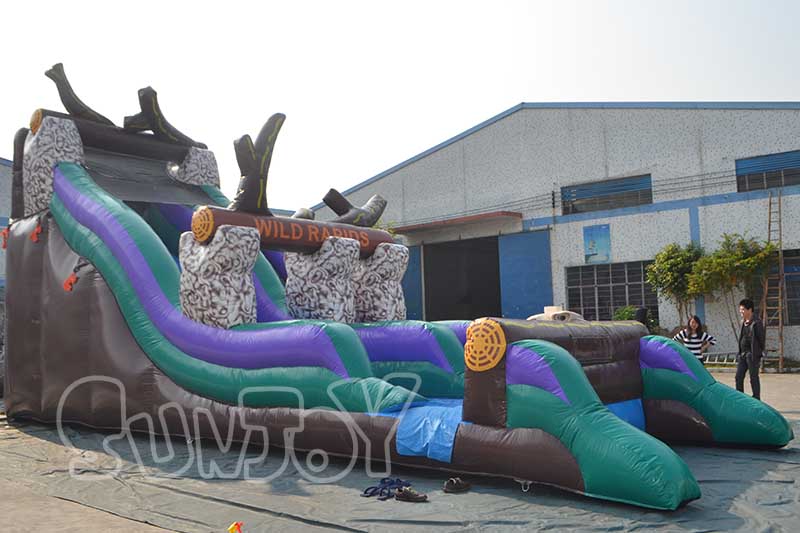 wild rapids inflatable slide for sale