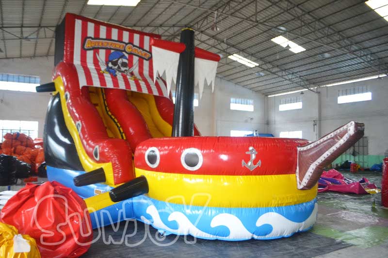 pirate ship slide inflatable for sale