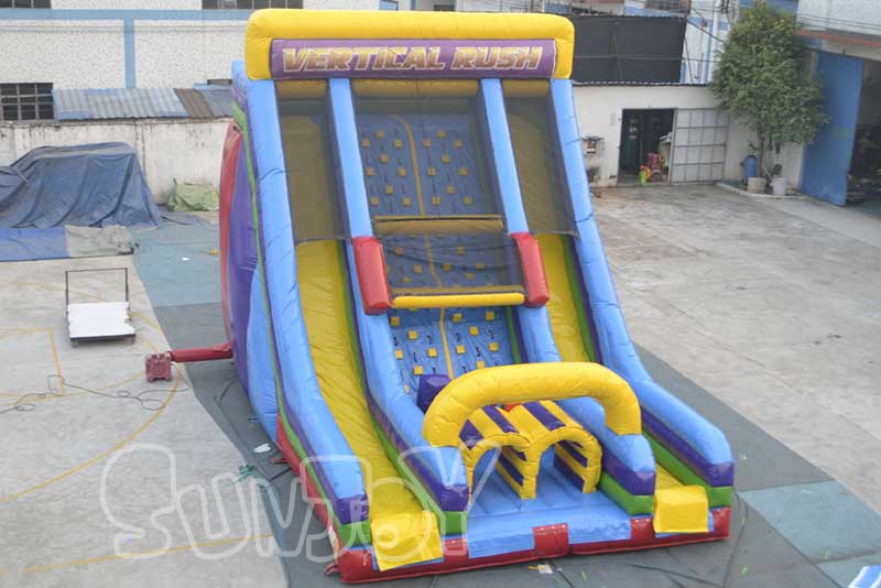 22ft vertical rush inflatable slide for sale
