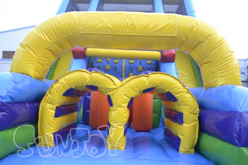 22ft vertical rush inflatable slide tunnels