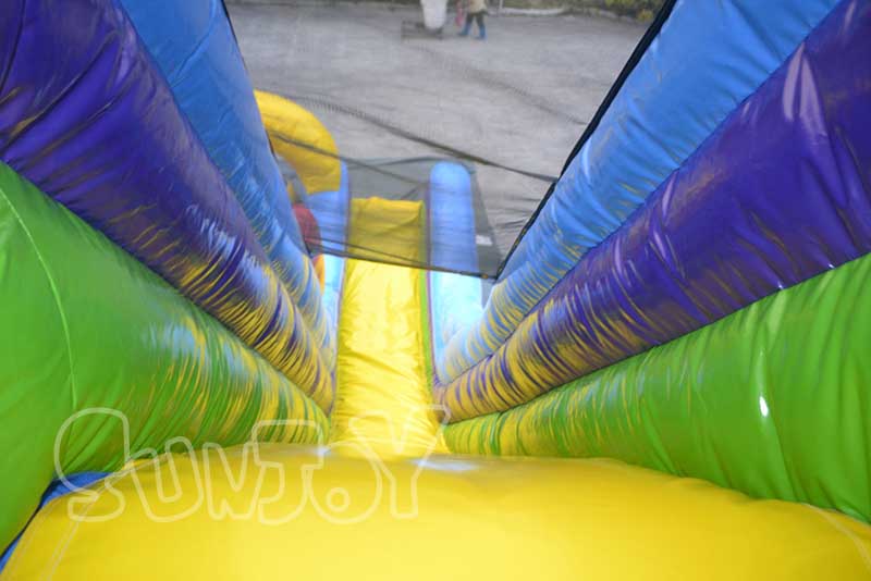 22ft vertical rush inflatable slide lane