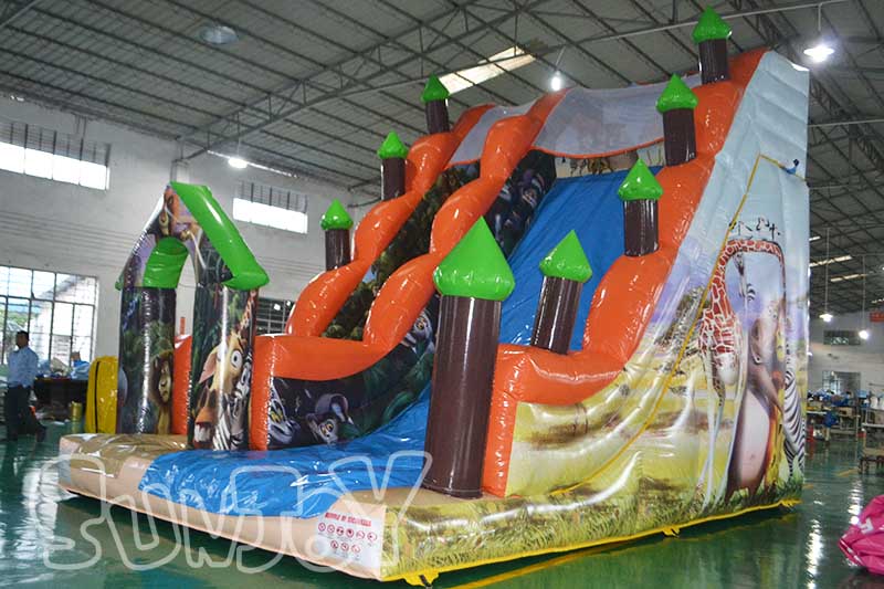 Madagascar inflatable slide for sale