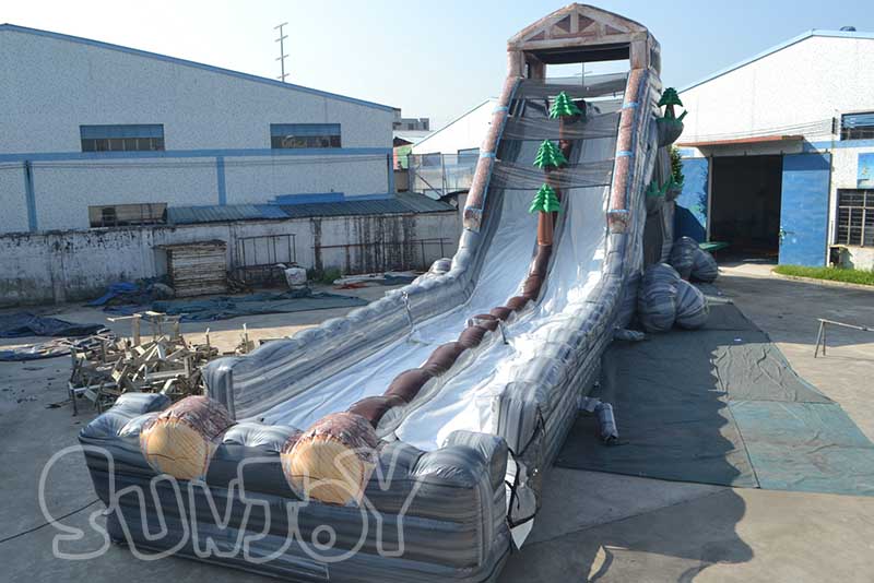 full length inflatable slide