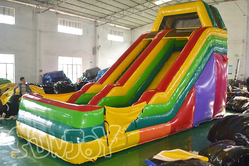 kids colorful inflatable slide for sale