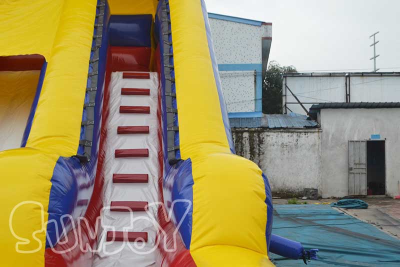 inflatable slide climbing stair