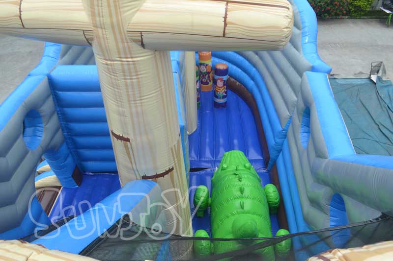 playland of pirate ship slide