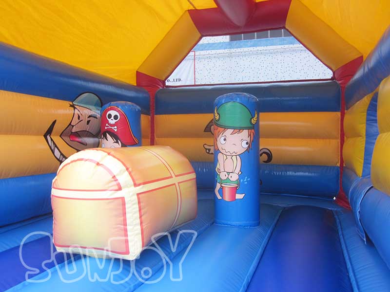obstacles in the bouncing area