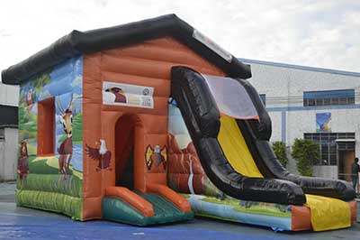 bounce house slide combo