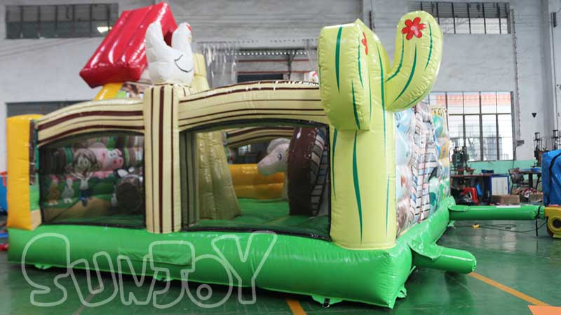 little farm inflatable combo for sale