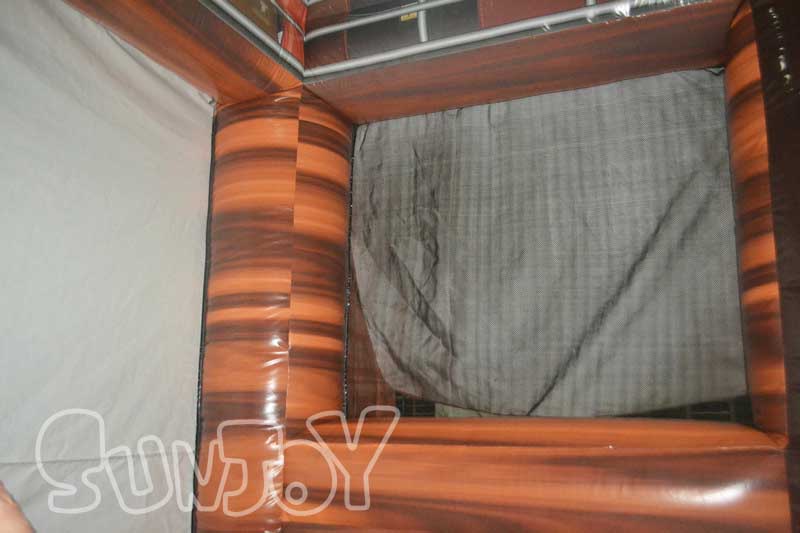 mesh netting with cover window