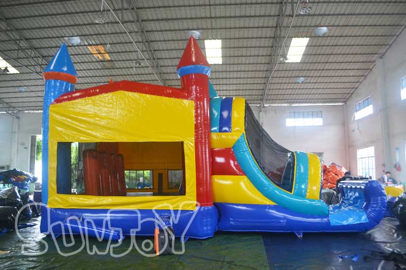 bounce house with slide combo for kids
