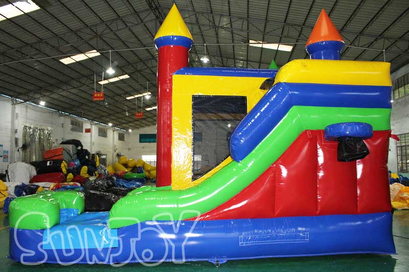 water slide bounce house combo