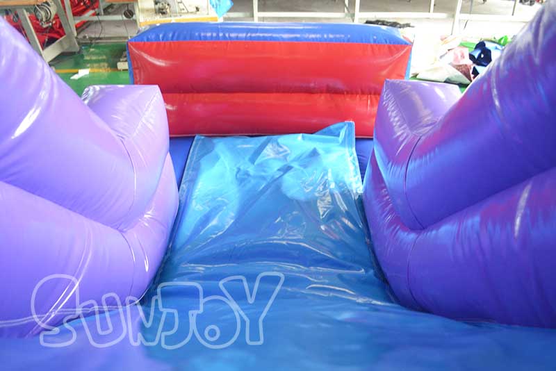 dry inflatable slide lane