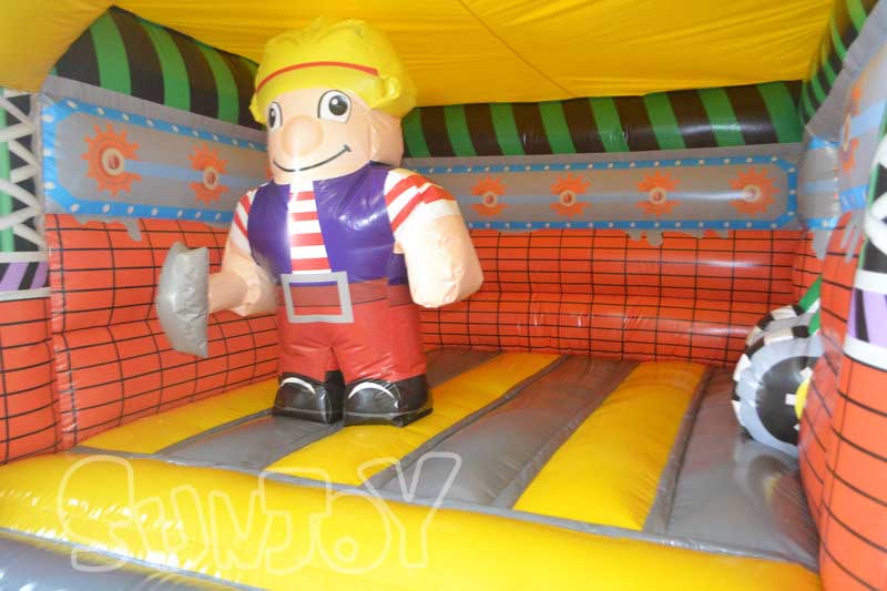 inflatable builder cartoon