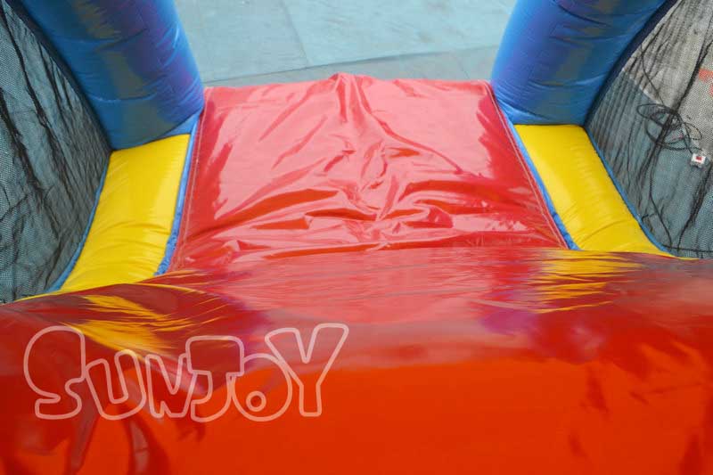 inflatable slide end