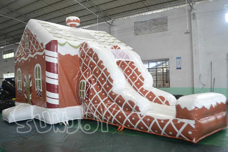 Christmas house inflatable combo for kids