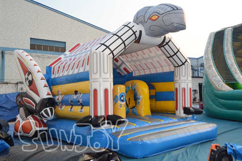 robot inflatable jumper for kids