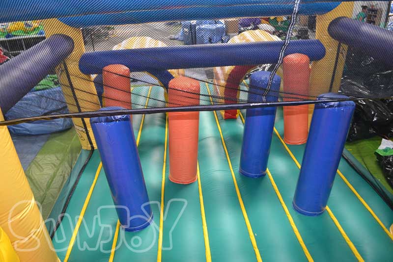 pillars obstacle bouncing area
