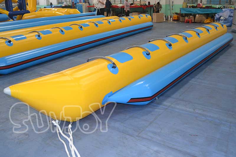 yellow and blue banana boat for sale
