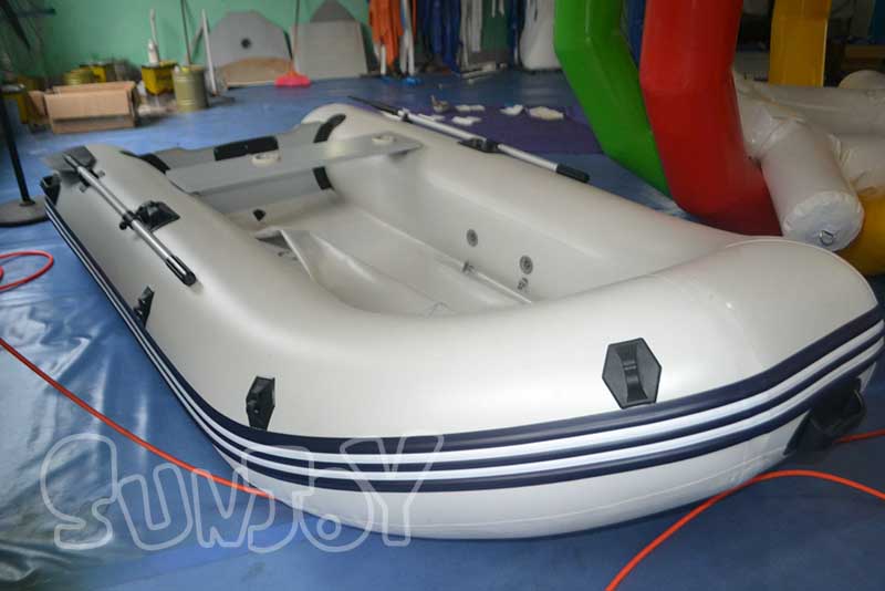 aluminium bottom inflatable motor boat for sale