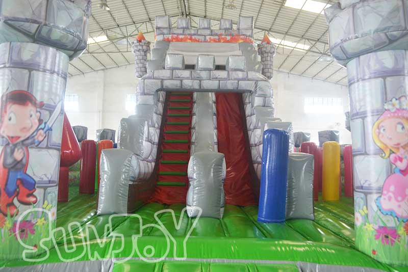 front side of bouncy castle