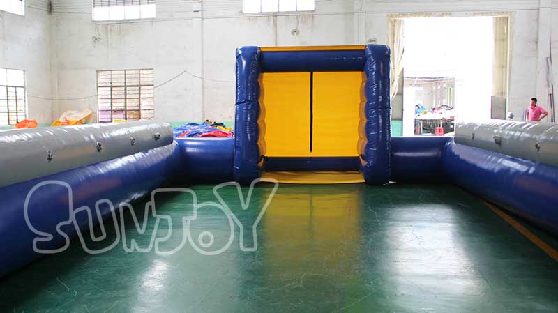 baby foot human inflatable field inside