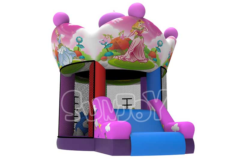 princess carousel bouncer entrance
