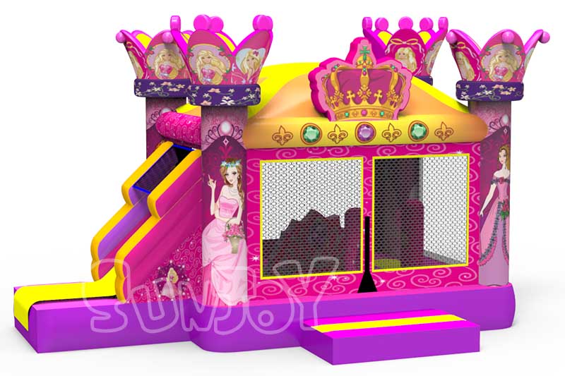 princess jump house combo new design
