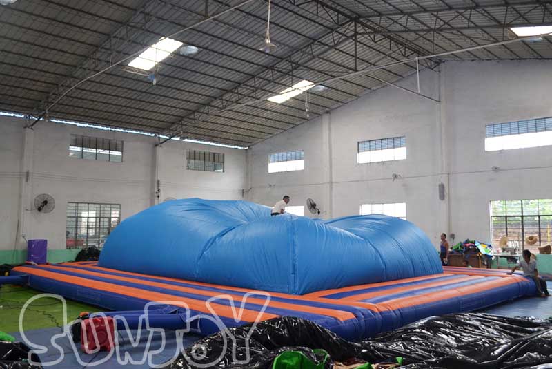 inflatable soft mountain climbing game