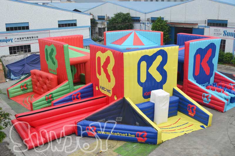 four pieces inflatable games