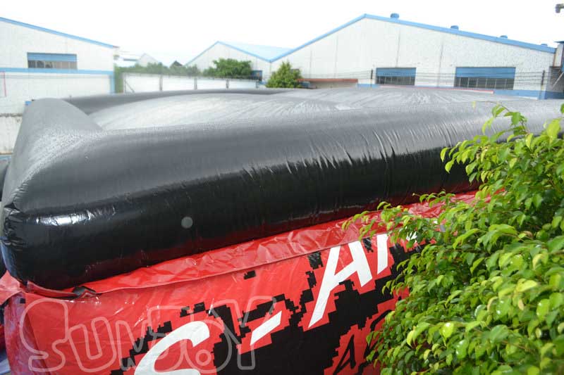 inflatable acrobag top surface