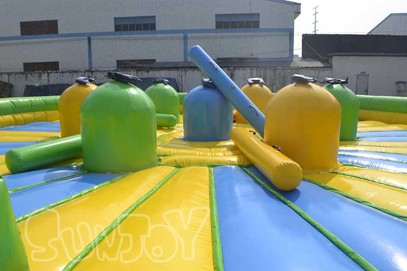 inflatable jousting pedestals
