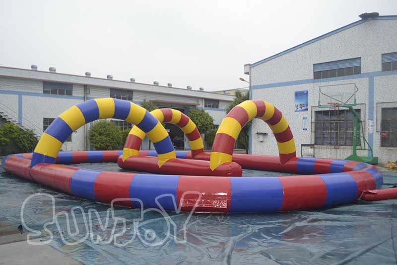 durable inflatable race track