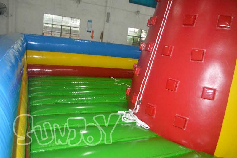 rock climbing wall inflatable floor