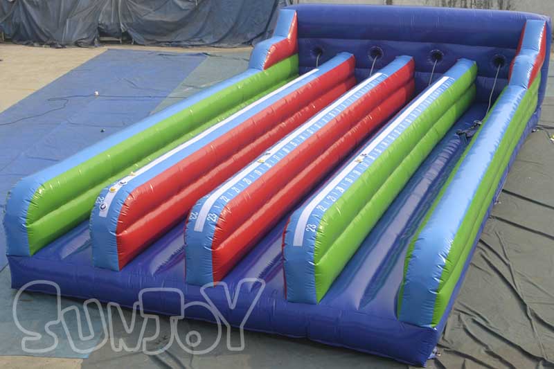 4-lane bungee run inflatable