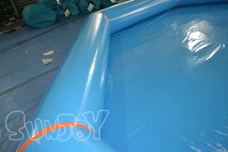 octagon inflatable pool side tube