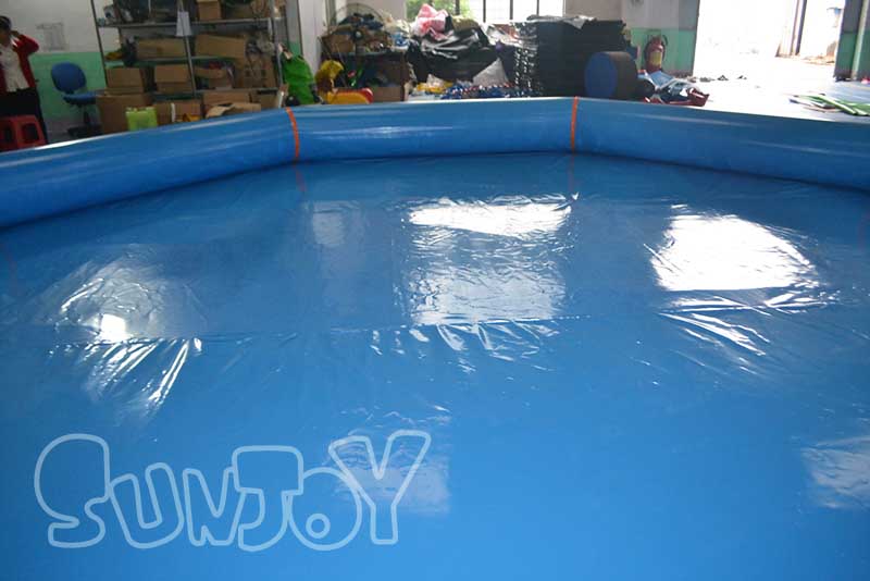 octagon inflatable pool bottom