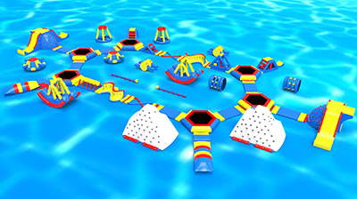 floating water park floating water park
