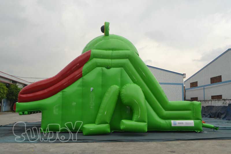 inflatable water slide side view