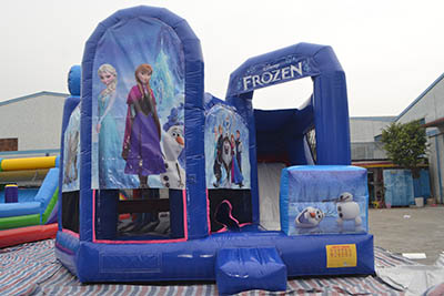 Frozen bouncy castle