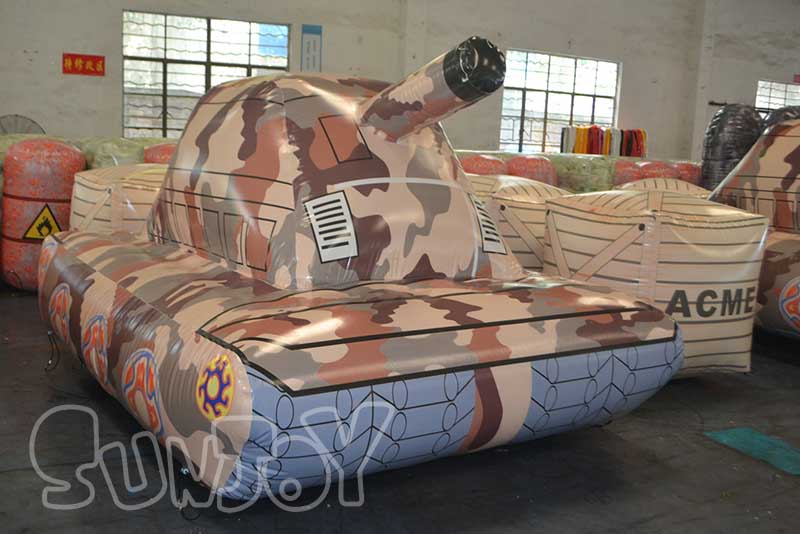 military tank inflatable bunker