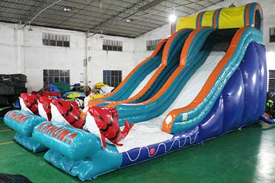 big Kahuna inflatable water slide