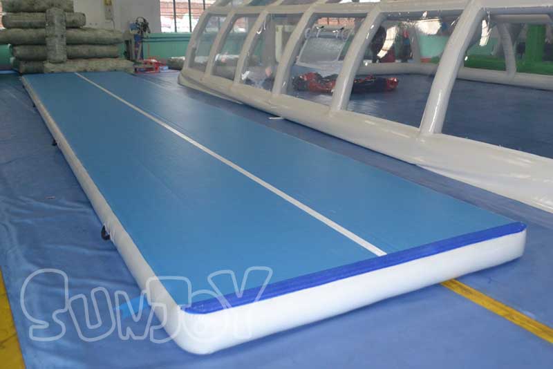 12m blue gymnastics mat details 1