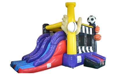 ball sports bounce house combo