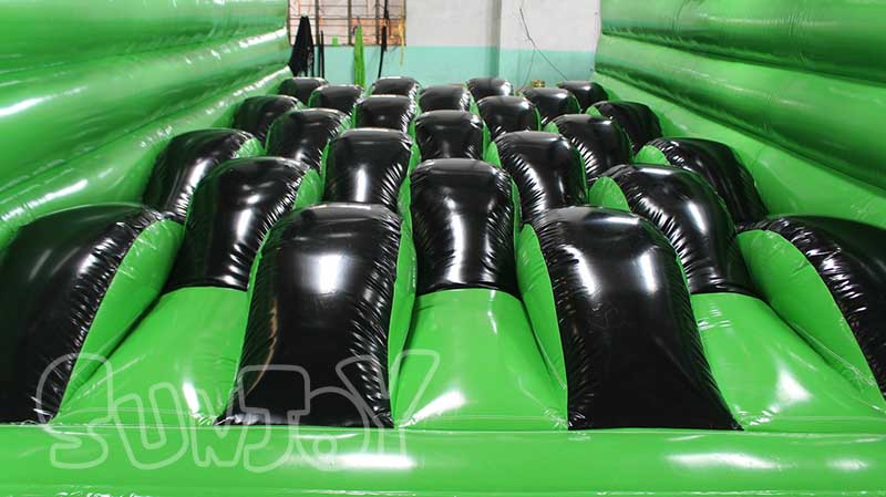 wave lines inflatable obstacle details 3