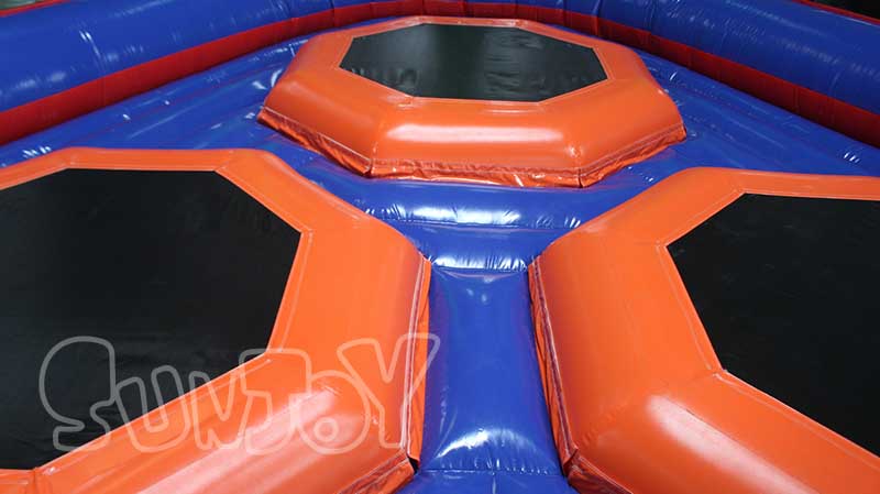 inflatable trampoline playground details 2