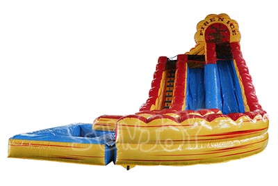 21 feet fire n ice double inflatable water slide 21 feet fire n ice double inflatable water slide